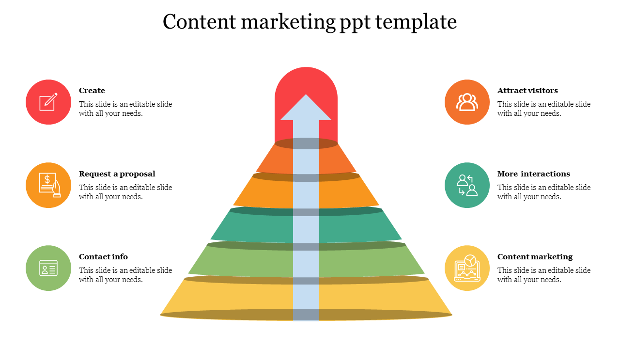 Creative Content Marketing PPT Template